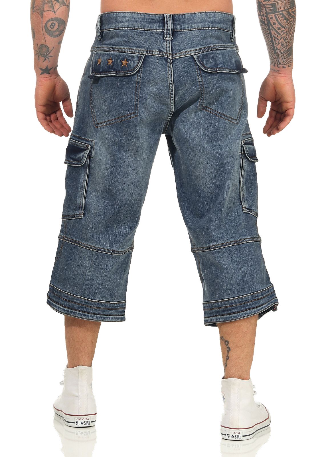 Timezone Men's Shorts Cargo Shorts Jeans BERMUDA 3/4 Trousers Jeans ...