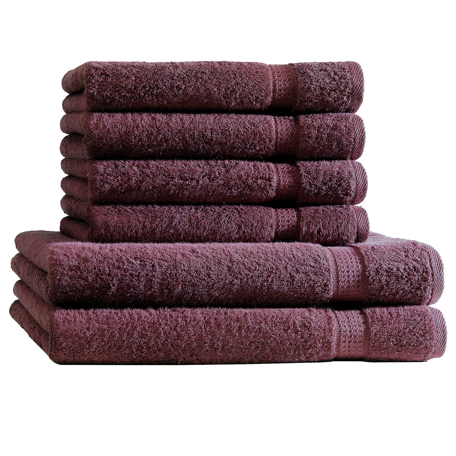 Handtuch Set 6tlg. 4 Handtücher 2 Duschtücher Duschtuch Frottee Baumwolle  6er | eBay