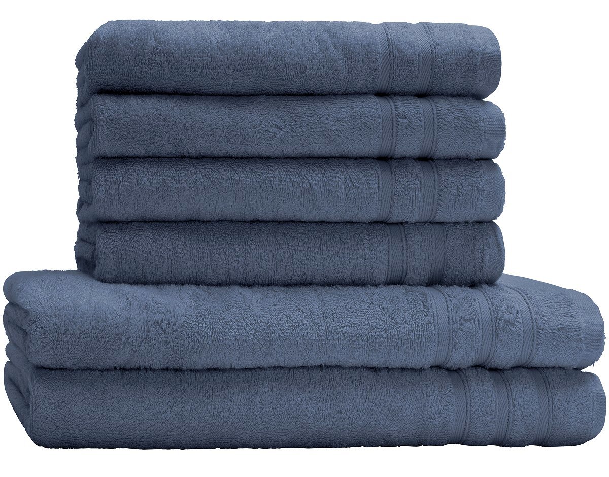 Handtuch Set Duschtücher 6tlg. Frottee Baumwolle 4 2 Duschtuch eBay Handtücher | 6er