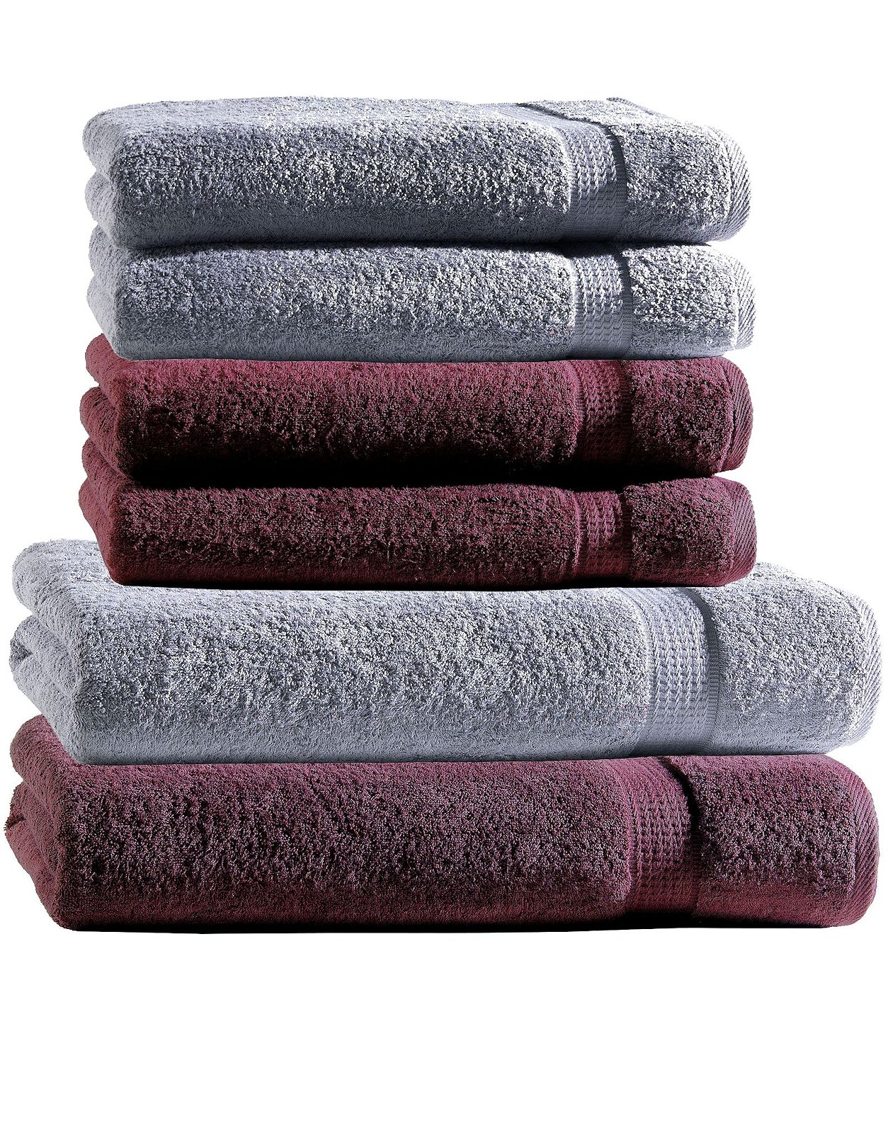 eBay Farben Handtücher Mix Duschtücher 2 4 Duschtuch | 6tlg. 2 Baumwolle Set Handtuch