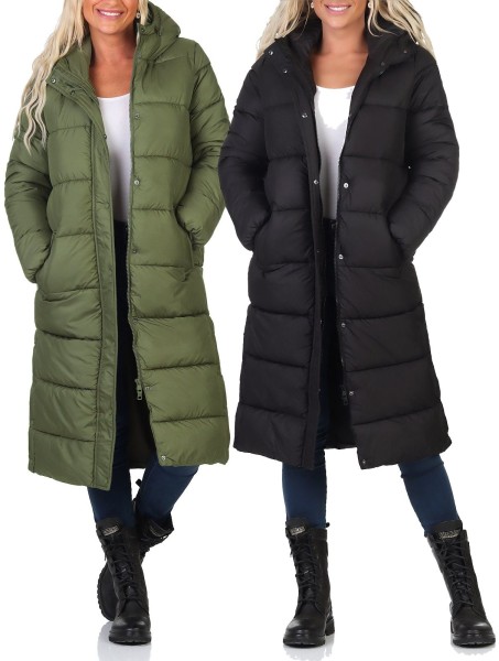 Only Damen Steppmantel ONLCammie Long Quilted