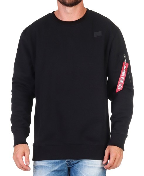 Alpha Industries Herren Sweatshirt X-Fit Label Sweater 138302