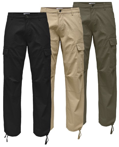 ONLY & SONS Herren Cargo Hose ONSRay Life Ribstop