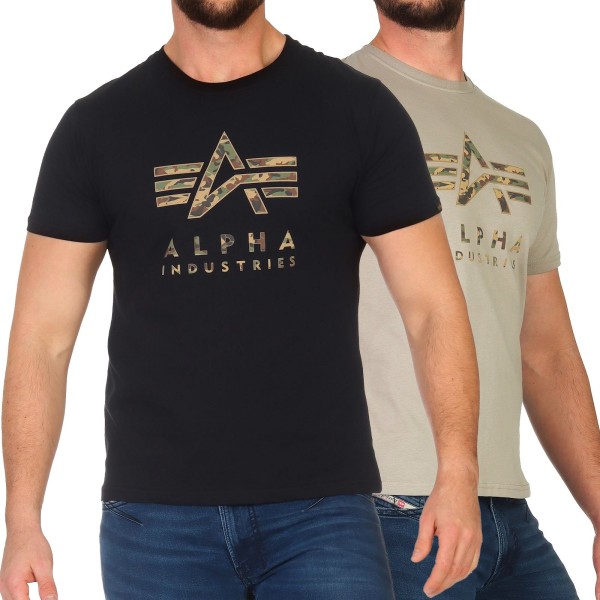 Alpha Industries Herren T-Shirt Camo PP T 146506