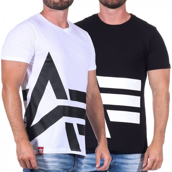 Alpha Industries Herren T-Shirt Side Logo T 118508