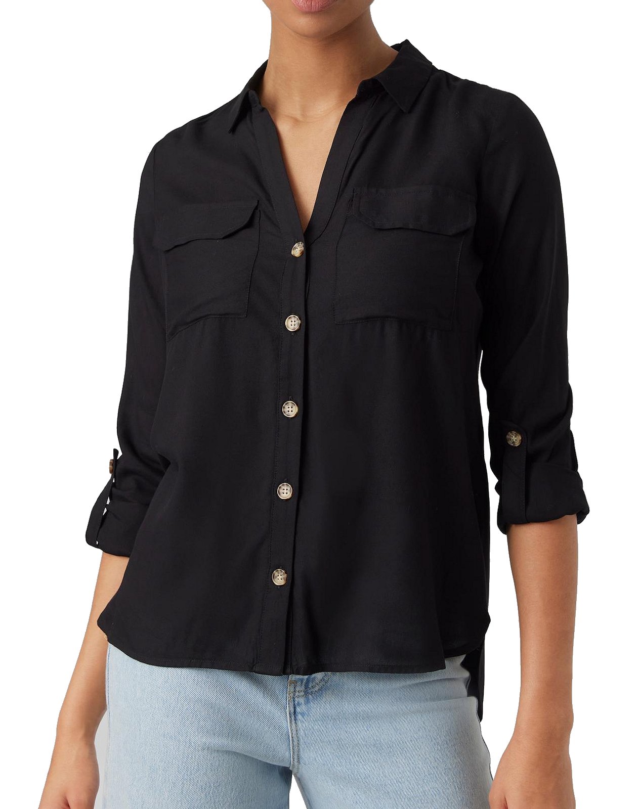 Vero Moda Damen Langarm Bluse VMBumpy Shirt | Vero Moda | Marken | L.E.M.B.  Lifestyle Company