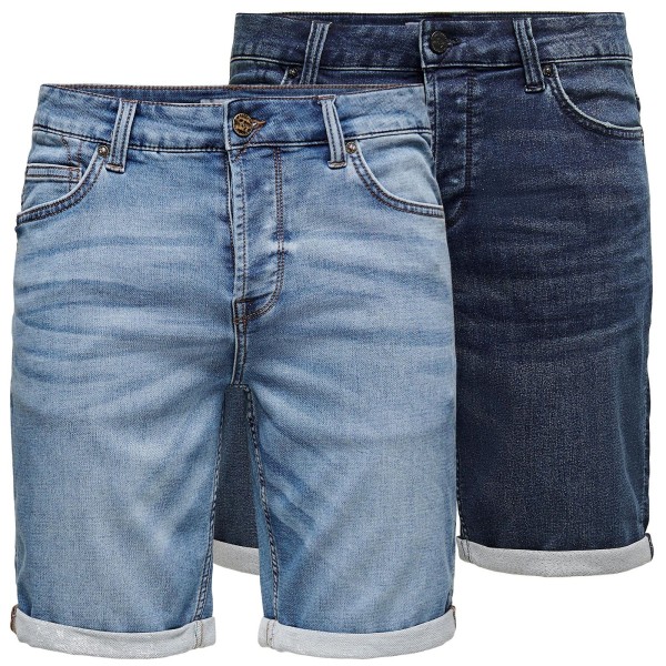 ONLY & SONS Herren Jogg-Shorts in Jeansoptik ONSPly