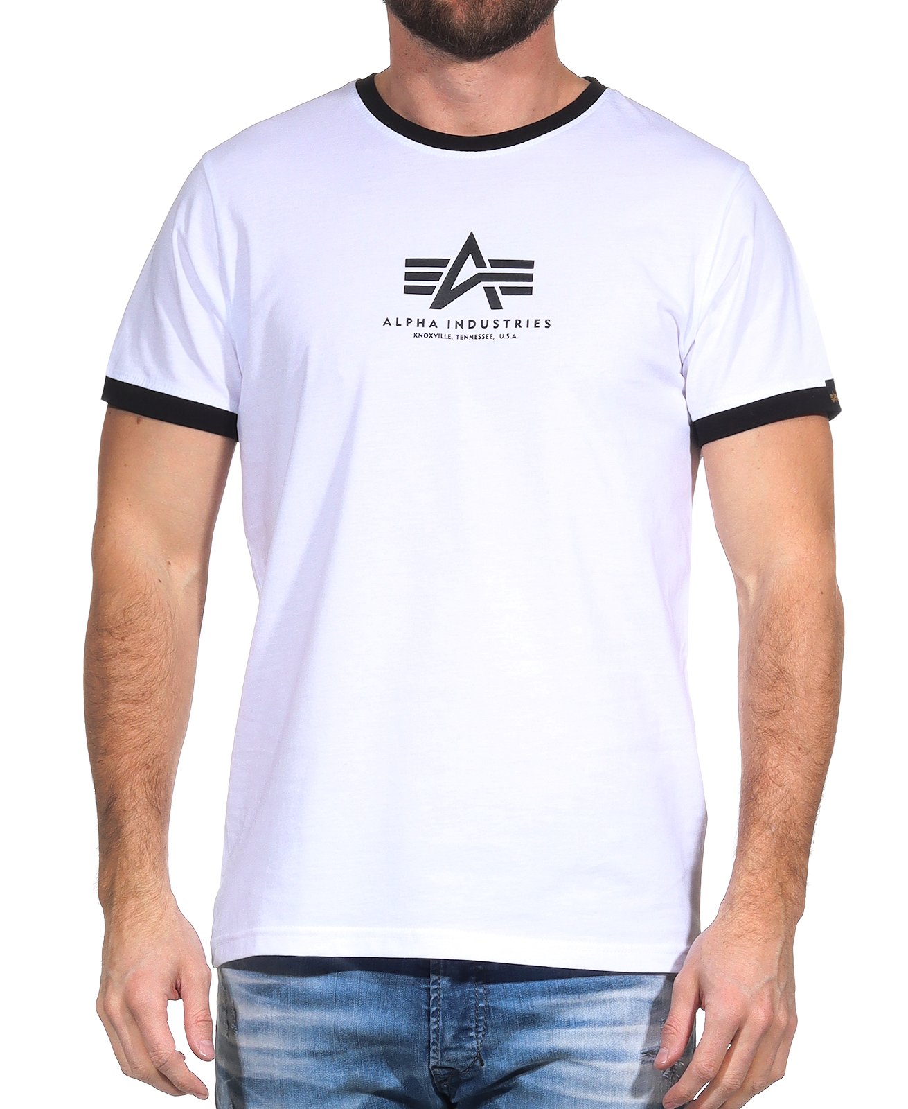 | 106501 ML Company T-Shirt Herren Lifestyle Contrast Oberteile Alpha | T Industries Herren | T-Shirts | L.E.M.B. Basic