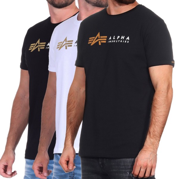Alpha Industries Herren T-Shirt Alpha Label T 118502