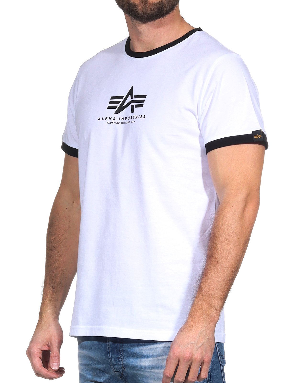 Alpha Industries Herren T-Shirt Basic T Contrast ML 106501 | T-Shirts |  Oberteile | Herren | L.E.M.B. Lifestyle Company