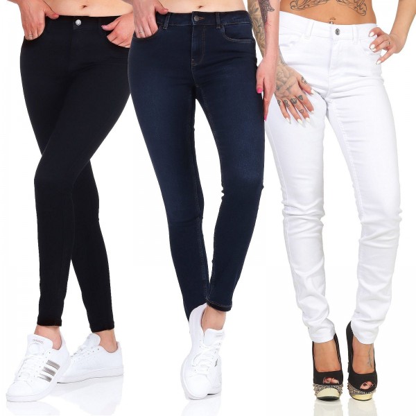 Vero Moda Damen Jeans Seven Shape Up skinny